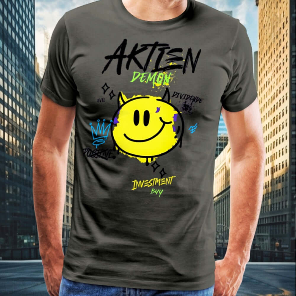 Aktien Smiley Premium T-Shirt