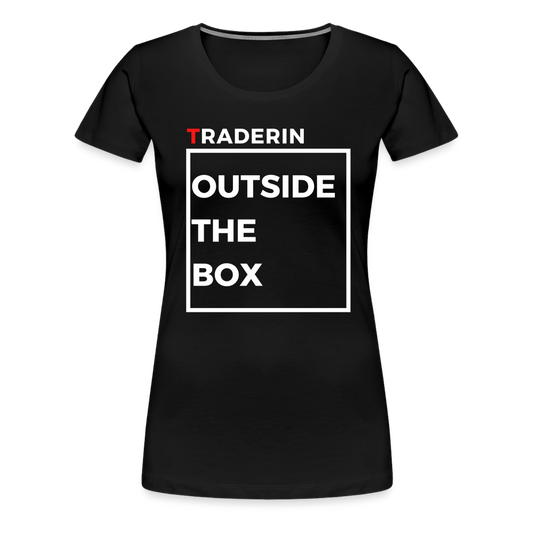 Outside the Box Premium T-Shirt Frauen - Schwarz