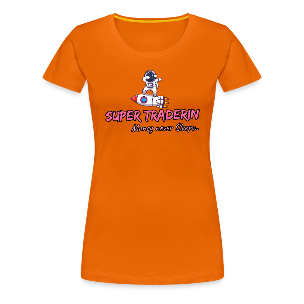 Traderin Premium T-Shirt Frauen - Orange