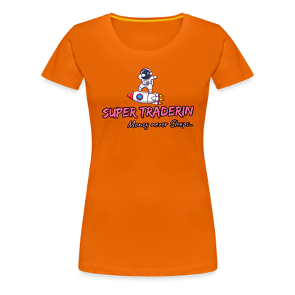 Traderin Premium T-Shirt Frauen - Orange