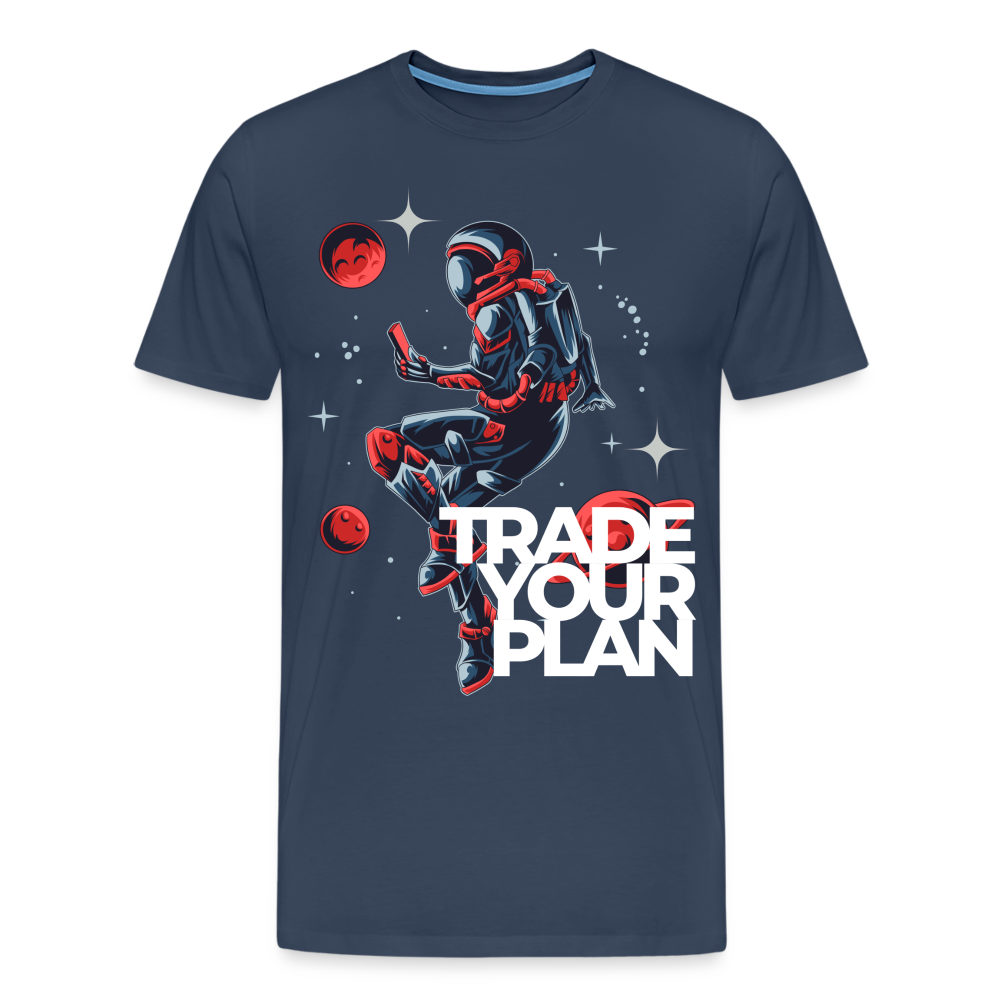 Trade your Plan Männer Premium T-Shirt - Navy