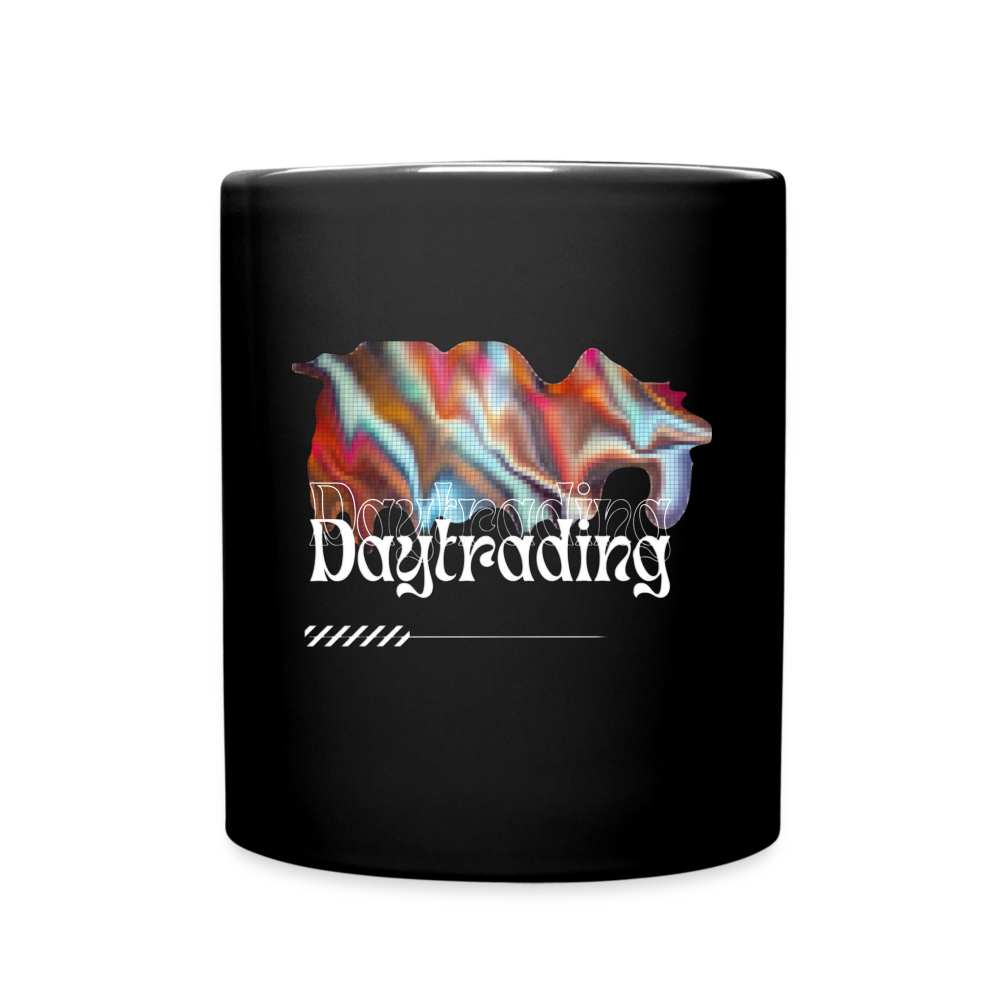 Daytrading-Tasse - Schwarz