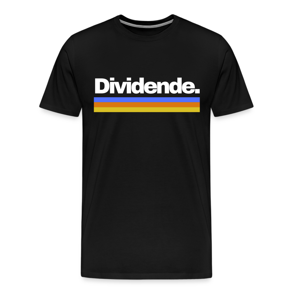 Dividende Style Premium T-Shirt - Schwarz