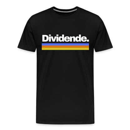Dividende Style Premium T-Shirt - Schwarz