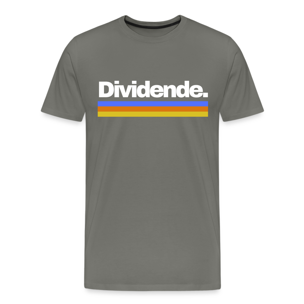 Dividende Style Premium T-Shirt - Asphalt