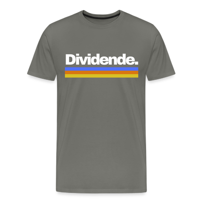 Dividende Style Premium T-Shirt - Asphalt