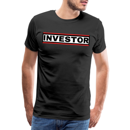 Investoren Premium T-Shirt - Schwarz