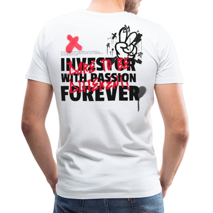 Investoren Peace Premium T-Shirt - weiß
