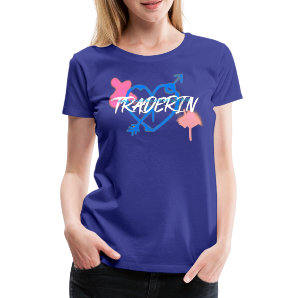 Traderin Frauen Premium T-Shirt - Königsblau