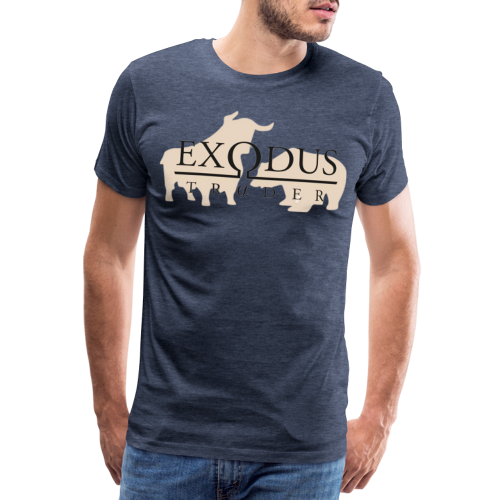 Exodus Premium T-Shirt - Blau meliert
