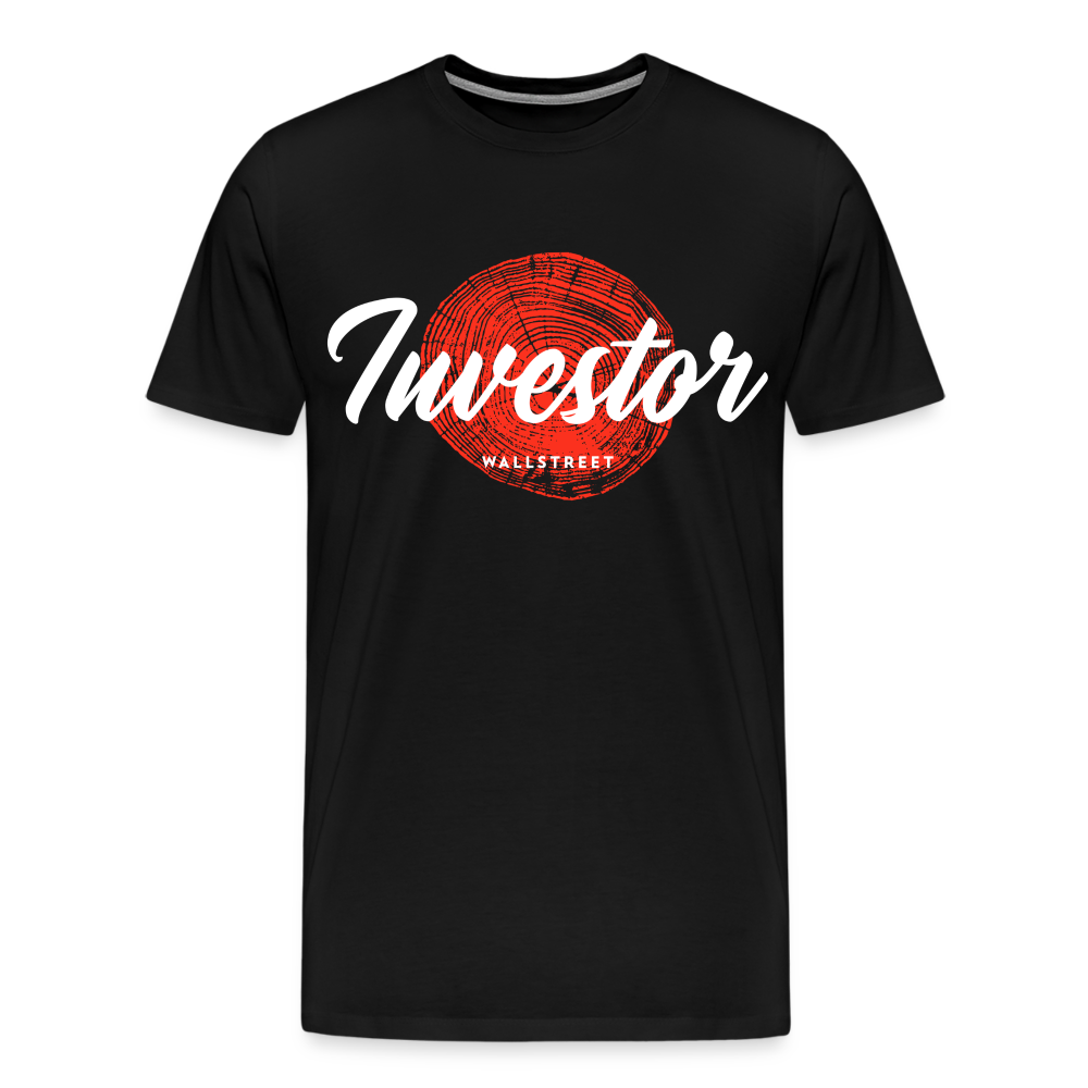 Börsen Investor T-Shirt - Schwarz