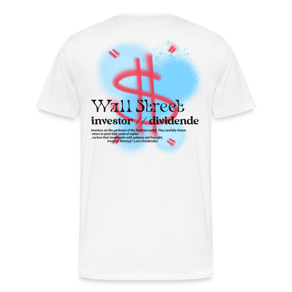 Wallstreet Style T-Shirt - weiß