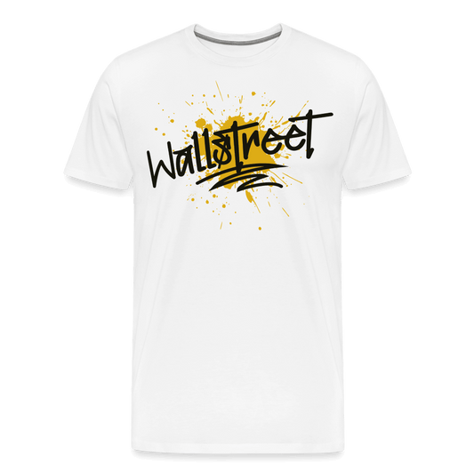 Wallstreet Style Börsen T-Shirt - weiß
