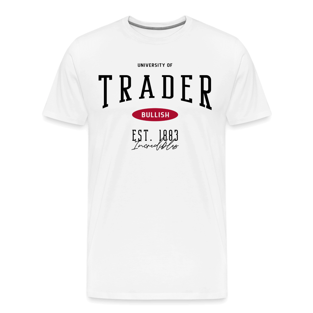 Universität Trader T-Shirt - weiß