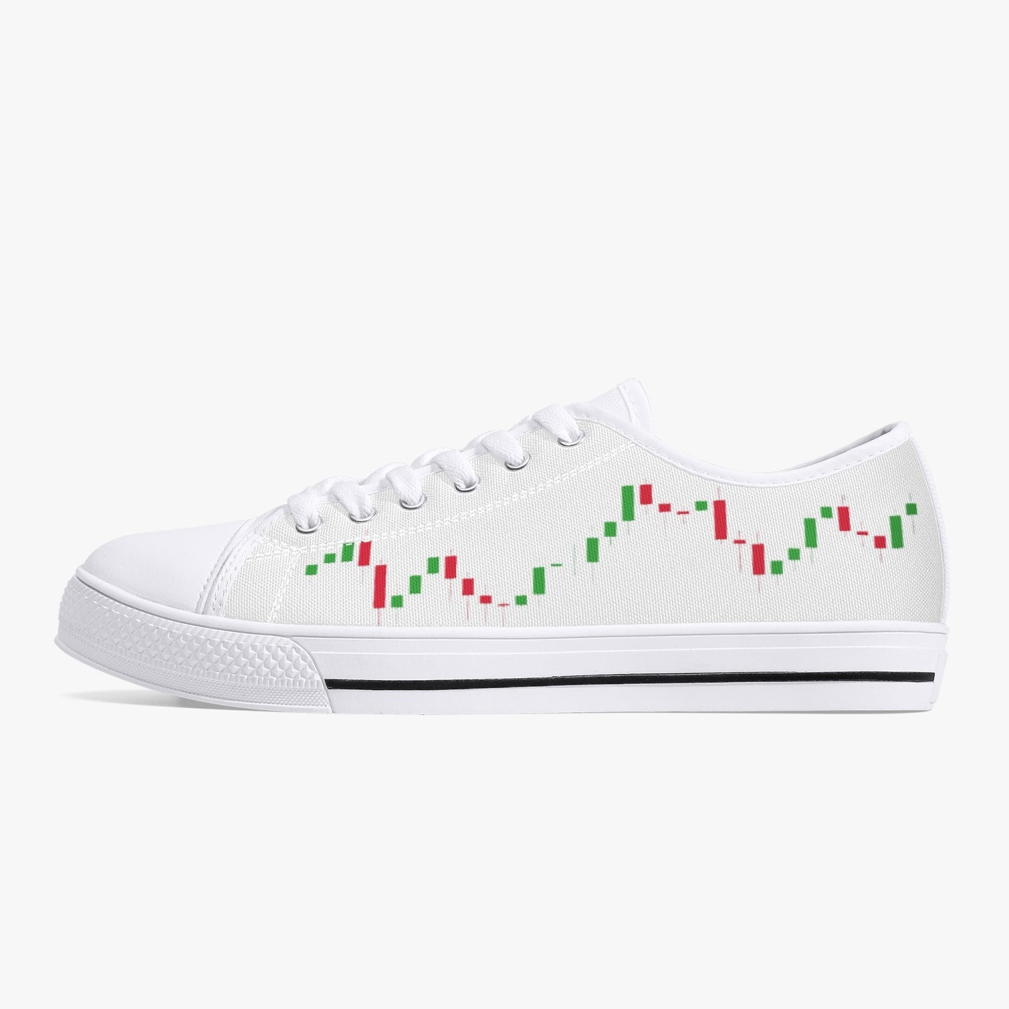178. Classic Low-Top Canvas Shoes - White/Black-TraderShop82