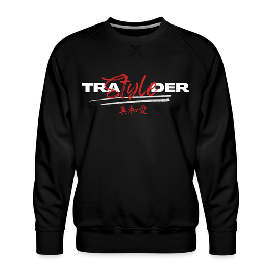 Trader Style Männer Premium Pullover - Schwarz