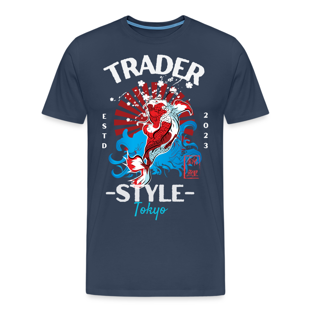 Trader Tokio Premium T-Shirt - Navy