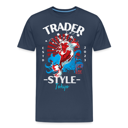 Trader Tokio Premium T-Shirt - Navy