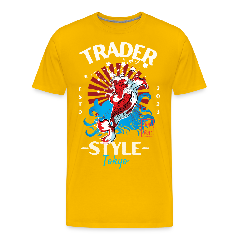 Trader Tokio Premium T-Shirt - Sonnengelb