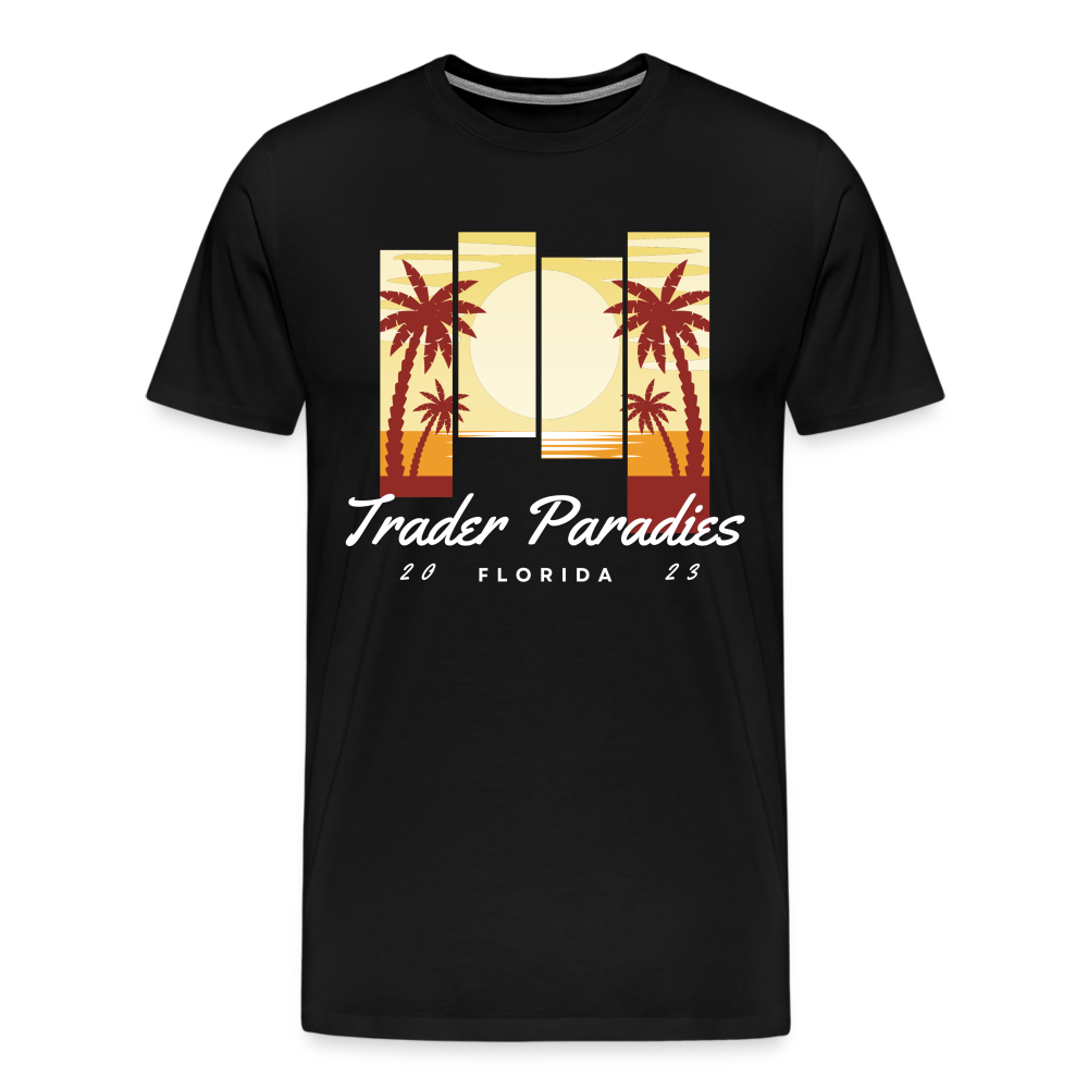 Trader Paradies Männer Premium T-Shirt - Schwarz