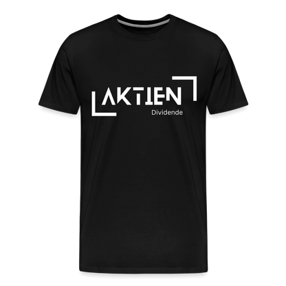 Aktien Männer Premium T-Shirt - Schwarz